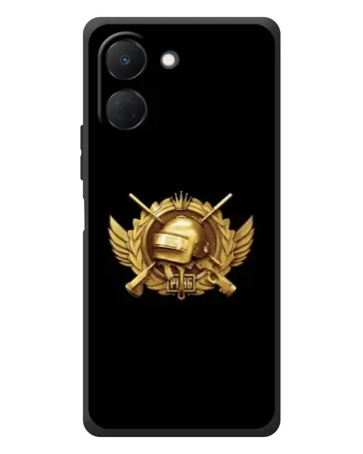 Чехол для TECNO Spark Go 3 с картинкой «PUBG — оранжевый градиент»