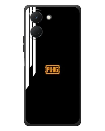 Чехол для TECNO Spark Go 3 с картинкой «PUBG — вертикальные линии»