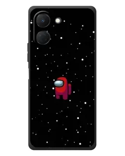 Чохол для TECNO Spark Go 3 з картинкою «Червоний Among Us»