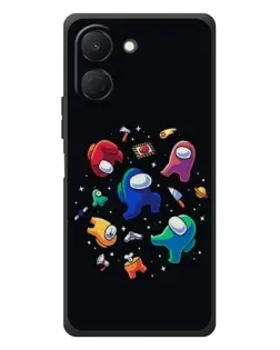 Чохол для TECNO Spark Go 3 з картинкою «Among Us космос»