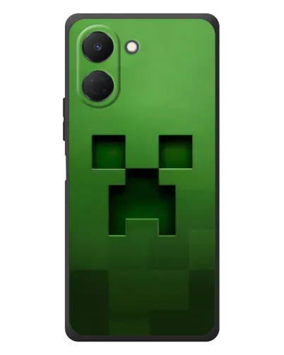 Чехол для TECNO Spark Go 3 с картинкой «Крипер микро-дизайн» Чехол для TECNO Spark Go 3 с картинкой «Крипер микро-дизайн»