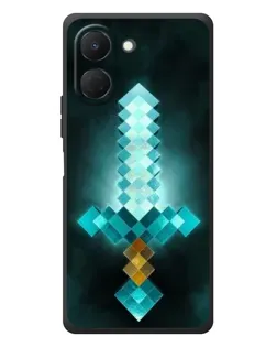 Чохол для TECNO Spark Go 3 з картинкою «Алмазний меч неон» Чохол для TECNO Spark Go 3 з картинкою «Алмазний меч неон»