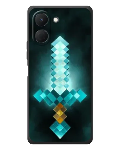 Чехол для TECNO Spark Go 3 с картинкой «Алмазный меч неон» Чехол для TECNO Spark Go 3 с картинкой «Алмазный меч неон»