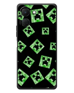 Чохол для TECNO Spark Go 3 з картинкою «Паттерн з кріперами» Чохол для TECNO Spark Go 3 з картинкою «Паттерн з кріперами»