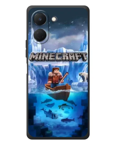 Чехол для TECNO Spark Go 3 с картинкой «Minecraft ледяной мир» Чехол для TECNO Spark Go 3 с картинкой «Minecraft ледяной мир»