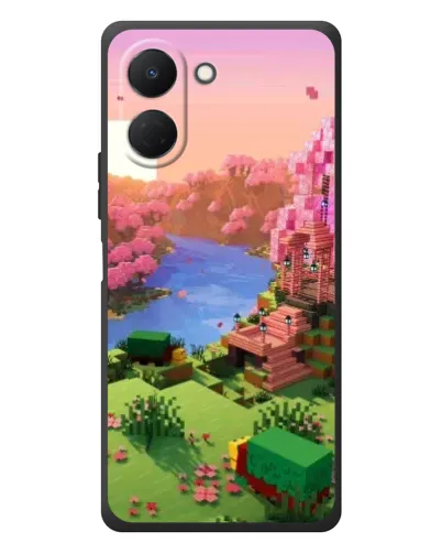 Чехол для TECNO Spark Go 3 с картинкой «Розовое дерево Minecraft» Чехол для TECNO Spark Go 3 с картинкой «Розовое дерево Minecraft»
