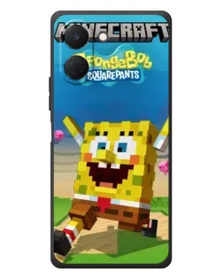 Чохол для TECNO Spark Go 3 з картинкою «Губка Боб Minecraft» Чохол для TECNO Spark Go 3 з картинкою «Губка Боб Minecraft»
