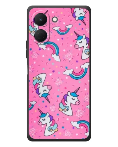 Чехол для TECNO Spark Go 3 с картинкой «Unicorn паттерн розовый» Чехол для TECNO Spark Go 3 с картинкой «Unicorn паттерн розовый»
