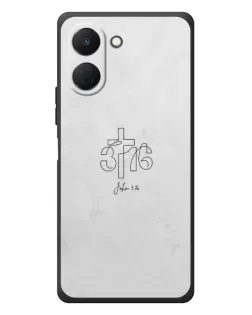 Чехол для TECNO Spark Go 3 с картинкой «Иоанна 3:16 Крест» Чехол для TECNO Spark Go 3 с картинкой «Иоанна 3:16 Крест»