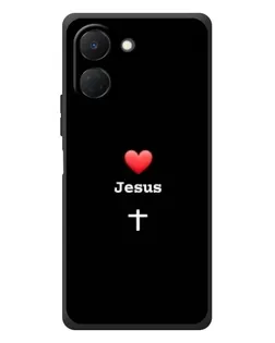 Чехол для TECNO Spark Go 3 с картинкой «Сердце - Jesus» Чехол для TECNO Spark Go 3 с картинкой «Сердце - Jesus»