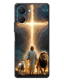 Чехол для TECNO Spark Go 3 с картинкой «Лев Иуды и Свет» Чехол для TECNO Spark Go 3 с картинкой «Лев Иуды и Свет»