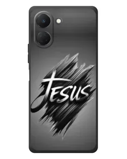 Чехол для TECNO Spark Go 3 с картинкой «Надпись Jesus Graffiti»