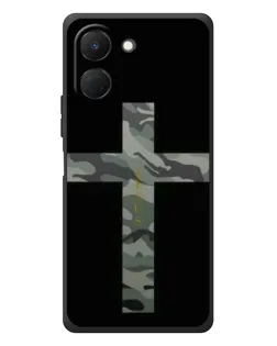 Чехол для TECNO Spark Go 3 с картинкой «Милитари Крест»