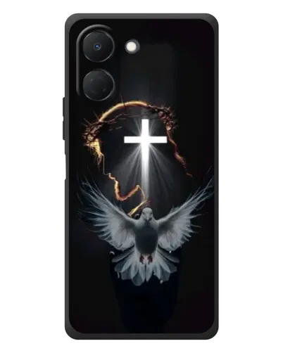 Чехол для TECNO Spark Go 3 с картинкой «Голубь и Свет»