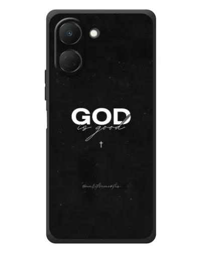 Чехол для TECNO Spark Go 3 с картинкой «GOD — Бог над всем»
