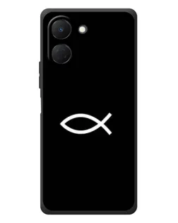 Чехол для TECNO Spark Go 3 с картинкой «Символ рыбы Jesus»