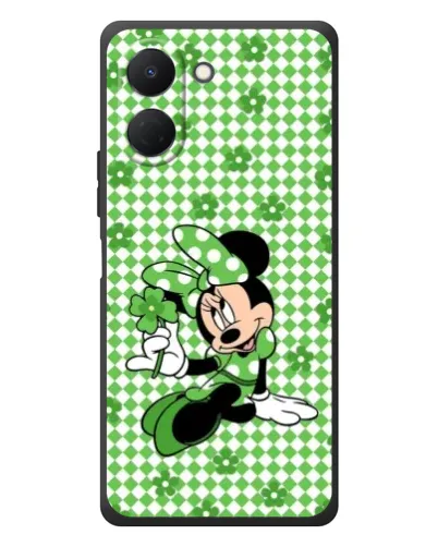 Чехол для TECNO Spark Go 3 с картинкой «Mickey в клетку»