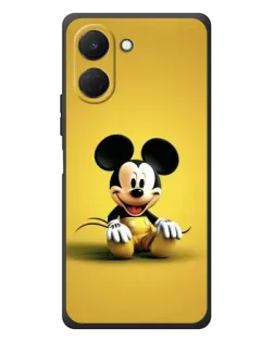 Чехол для TECNO Spark Go 3 с картинкой «Микки на желтом»