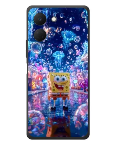 Чехол для TECNO Spark Go 3 с картинкой «Неоновый океан»