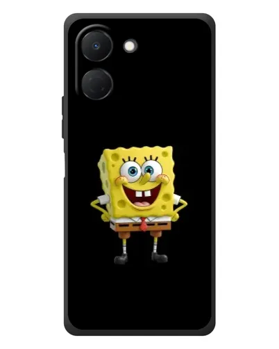 Чехол для TECNO Spark Go 3 с картинкой «Классический Губка Боб»
