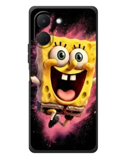Чехол для TECNO Spark Go 3 с картинкой «Взрывной Спанч Боб»