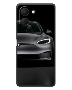 Чехол для TECNO Spark Go 3 с картинкой «Tesla Model S Look»