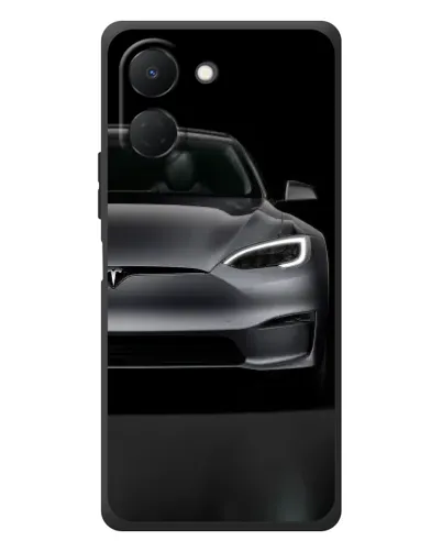 Чехол для TECNO Spark Go 3 с картинкой «Tesla Model S Look» Чехол для TECNO Spark Go 3 с картинкой «Tesla Model S Look»