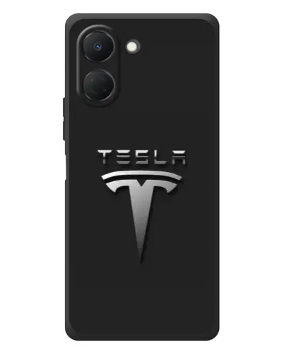 Чехол для TECNO Spark Go 3 с картинкой «Стальной логотип Tesla» Чехол для TECNO Spark Go 3 с картинкой «Стальной логотип Tesla»