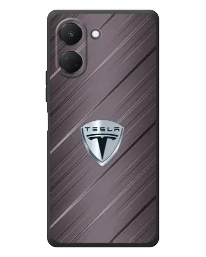 Чехол для TECNO Spark Go 3 с картинкой «Металлическая текстура Tesla» Чехол для TECNO Spark Go 3 с картинкой «Металлическая текстура Tesla»