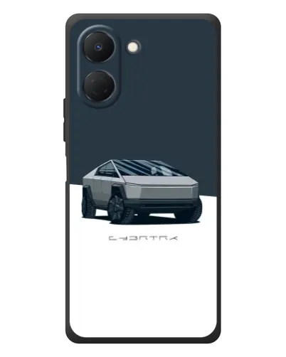 Чехол для TECNO Spark Go 3 с картинкой «Серебристый Cybertruck Tesla» Чехол для TECNO Spark Go 3 с картинкой «Серебристый Cybertruck Tesla»
