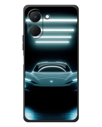 Чехол для TECNO Spark Go 3 с картинкой «Tesla в неоне» Чехол для TECNO Spark Go 3 с картинкой «Tesla в неоне»