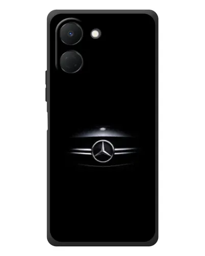 Чехол для TECNO Spark Go 3 с картинкой «Mercedes — абстрактные линии»