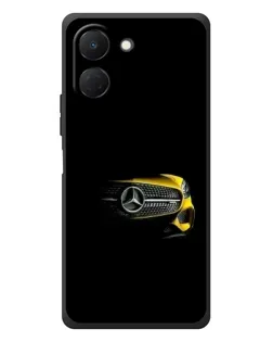 Чехол для TECNO Spark Go 3 с картинкой «Mercedes — ретро стиль»
