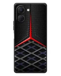 Чехол для TECNO Spark Go 3 с картинкой «Mercedes Carbon Grid»