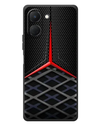 Чехол для TECNO Spark Go 3 с картинкой «Mercedes Carbon Grid»