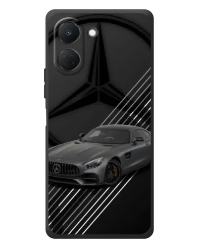 Чехол для TECNO Spark Go 3 с картинкой «Mercedes AMG — графика»