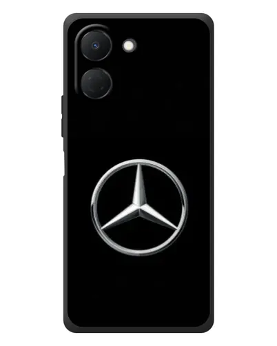 Чехол для TECNO Spark Go 3 с картинкой «Mercedes классический лого»