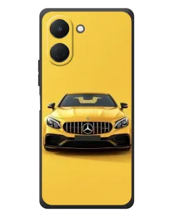 Чехол для TECNO Spark Go 3 с картинкой «Желтый Mercedes GT»