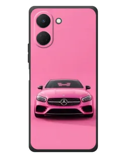 Чехол для TECNO Spark Go 3 с картинкой «Розовый Mercedes AMG»