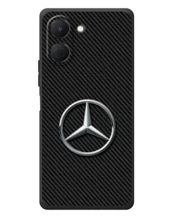 Чехол для TECNO Spark Go 3 с картинкой «Карбоновый Mercedes стиль»