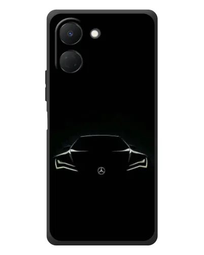 Чехол для TECNO Spark Go 3 с картинкой «Mercedes — силуэт авто» Чехол для TECNO Spark Go 3 с картинкой «Mercedes — силуэт авто»
