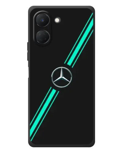 Чехол для TECNO Spark Go 3 с картинкой «Спортивные линии Mercedes» Чехол для TECNO Spark Go 3 с картинкой «Спортивные линии Mercedes»