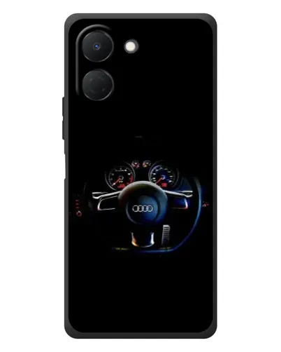 Чехол для TECNO Spark Go 3 с картинкой «Салон Audi — руль» Чехол для TECNO Spark Go 3 с картинкой «Салон Audi — руль»