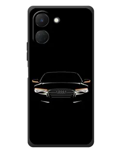 Чехол для TECNO Spark Go 3 с картинкой «Audi — ночной контур»