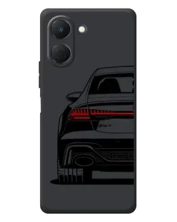Чехол для TECNO Spark Go 3 с картинкой «Задняя часть Audi — арт»