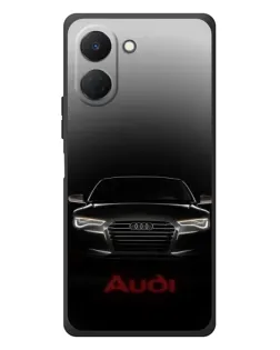 Чехол для TECNO Spark Go 3 с картинкой «Audi — градиентный контур»