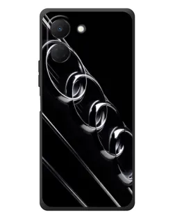 Чехол для TECNO Spark Go 3 с картинкой «Audi — абстрактные кольца»