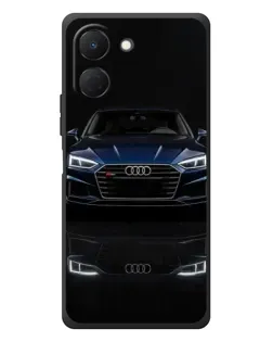 Чехол для TECNO Spark Go 3 с картинкой «Audi — ночное отражение»