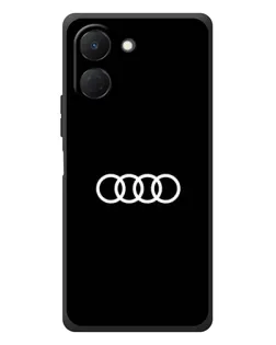 Чехол для TECNO Spark Go 3 с картинкой «Audi White Logo»