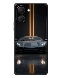 Чохол для TECNO Spark Go 3 з картинкою «Lamborghini золоті лінії» Чохол для TECNO Spark Go 3 з картинкою «Lamborghini золоті лінії»